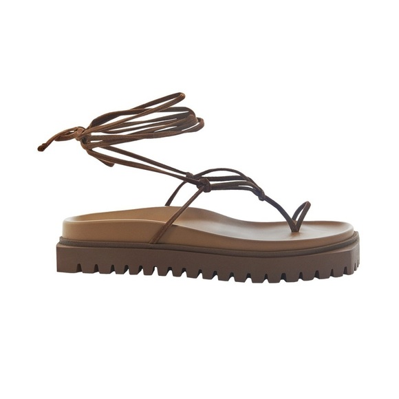 Renée Shoes - "RENÉE" CIGAR FLAT THONG